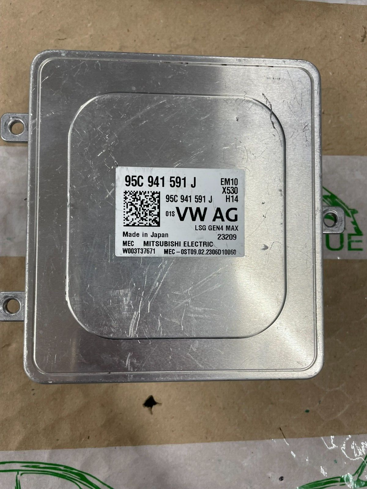 95C941591J PORSCHE AUDI VW SEAT SCHEINWERFER STEUERGERÄT 95C941591J ORIG.NEU !