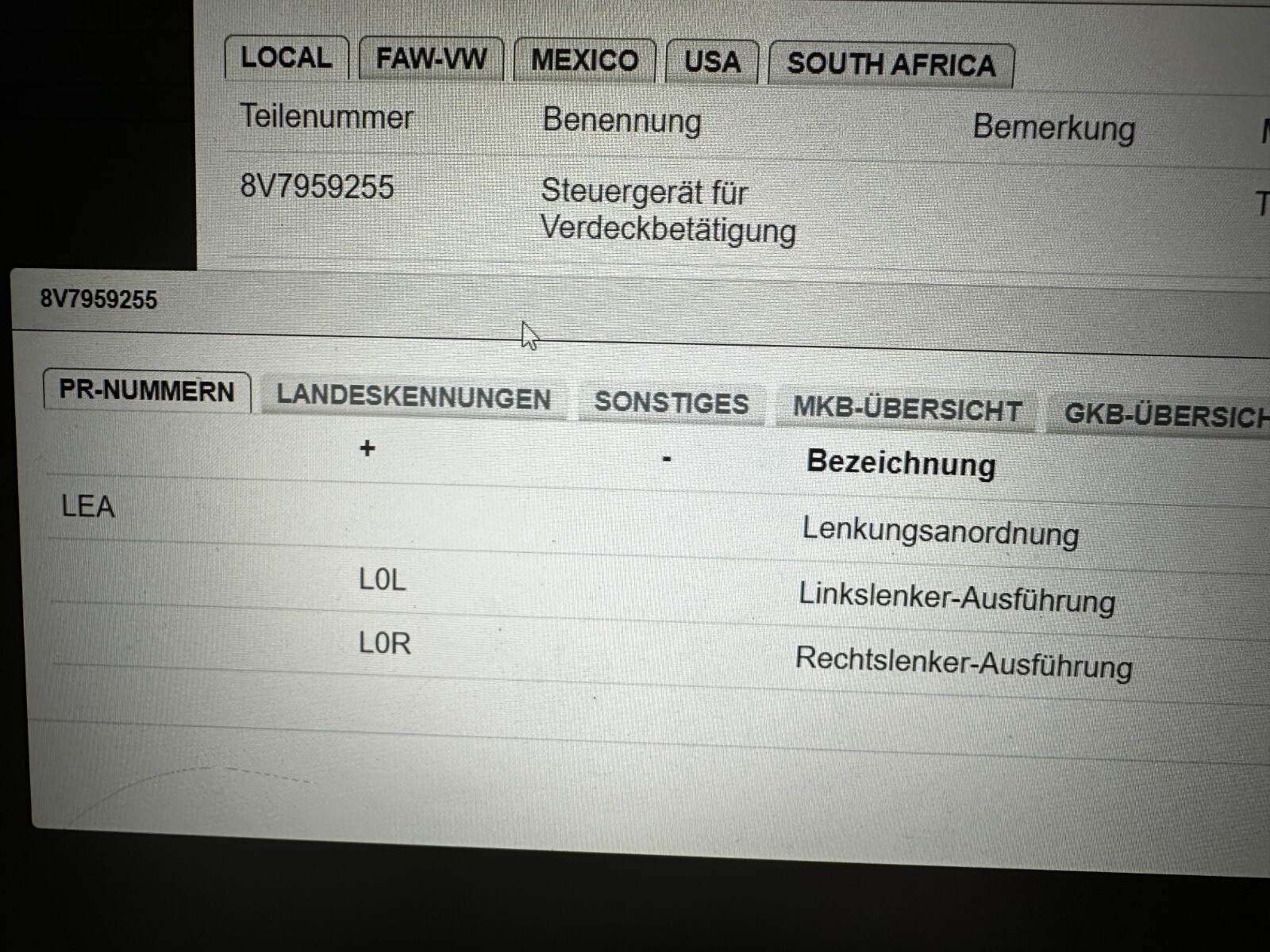 AUDI A3 STEUERGERÄT VERDECKBETÄTIGUNG 8V7959255 Fast Neu Teil demont v.Test Car. - Obrázek 6