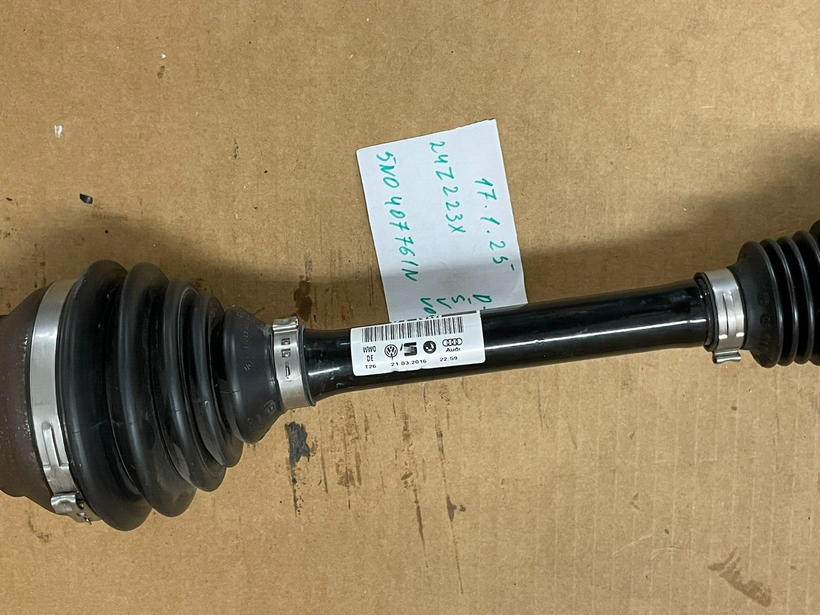 AUDI A3 VW TIGUAN GELENKWELLE MIT GLEICHLAUFGELENKEN LIKS 5N0407761N TEST CAR - Obrázek 15