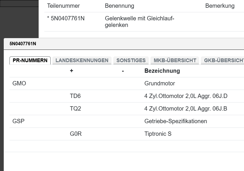 AUDI A3 VW TIGUAN GELENKWELLE MIT GLEICHLAUFGELENKEN LIKS 5N0407761N TEST CAR - Obrázek 6