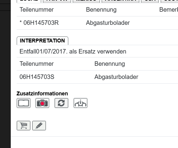 AUDI A4 A5 Q5 TURBO 2.0 TFSI 06H145702R = 06H145703N = 06H145703R = 06H145703S - Obrázek 7