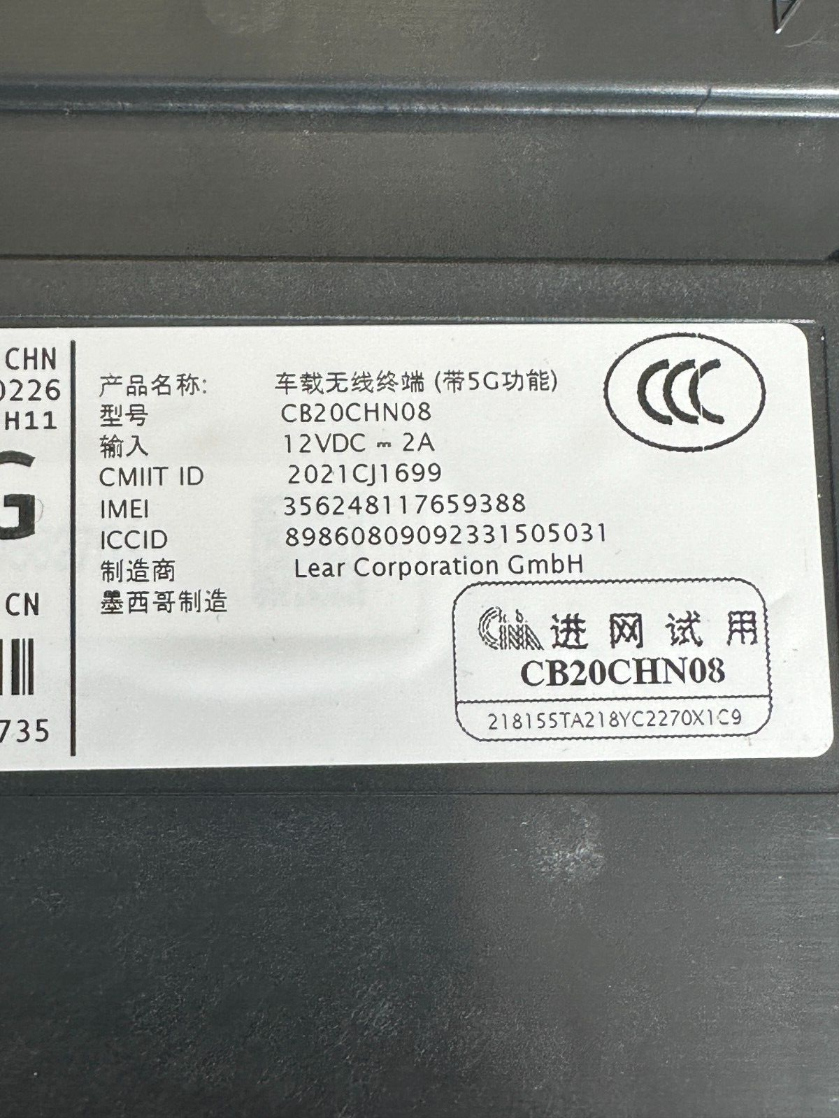 AUDI A4 B9 STEUERGERÄT NOTRUFMODUL - KOMMUNIKATIONSEINHEIT 80D035284G ORIG.NEU ! - Obrázek 3