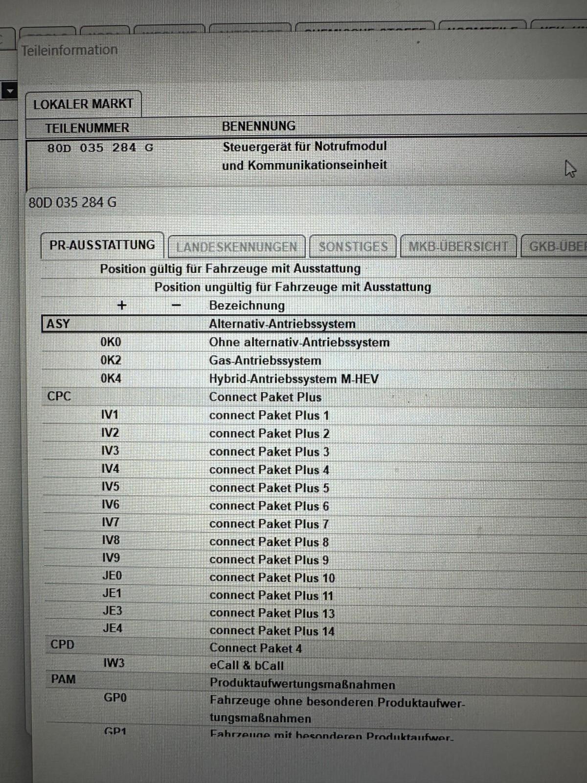 AUDI A4 B9 STEUERGERÄT NOTRUFMODUL - KOMMUNIKATIONSEINHEIT 80D035284G ORIG.NEU ! - Obrázek 7