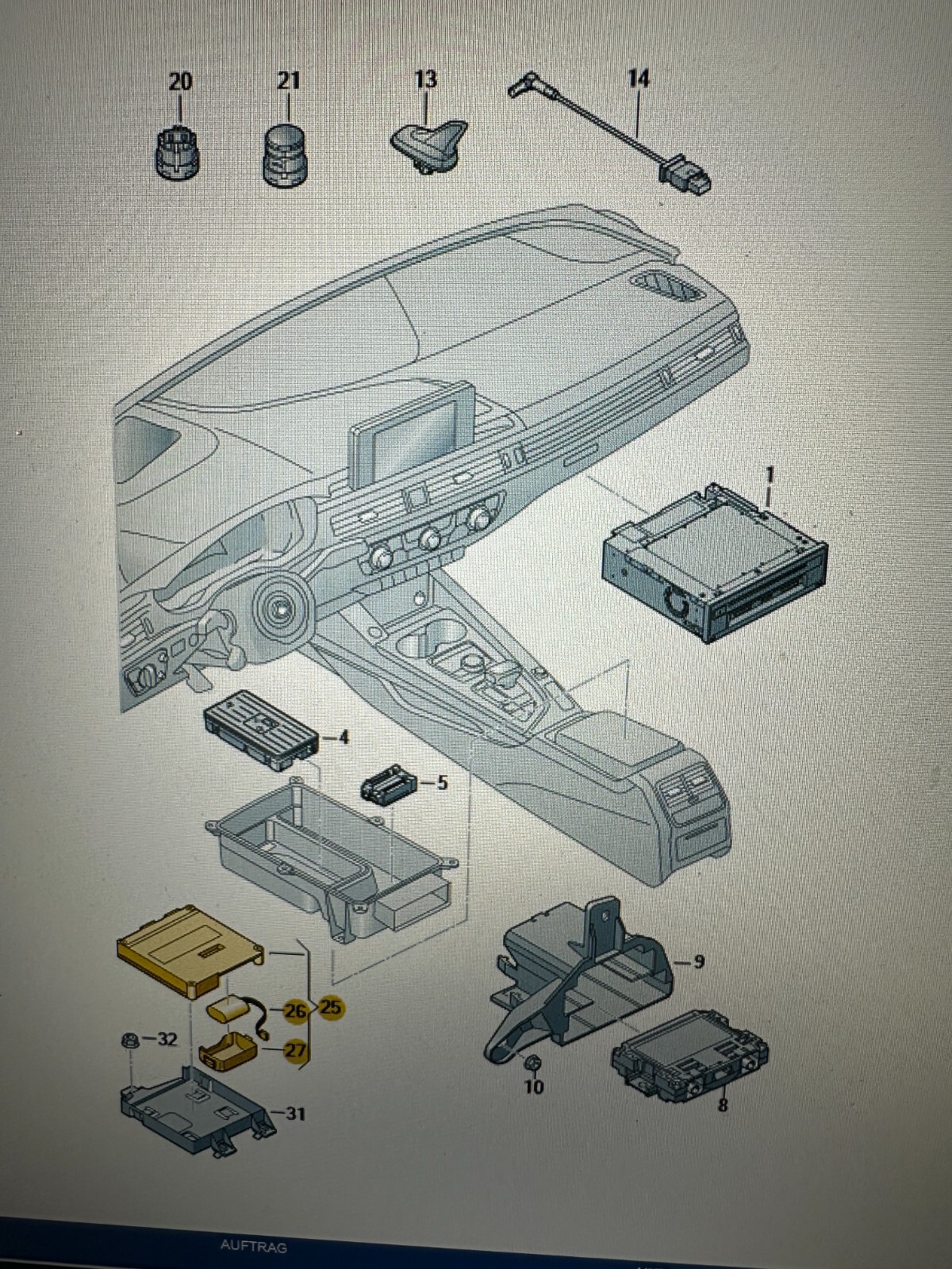 AUDI A4 B9 STEUERGERÄT NOTRUFMODUL - KOMMUNIKATIONSEINHEIT 80D035284G ORIG.NEU ! - Obrázek 8
