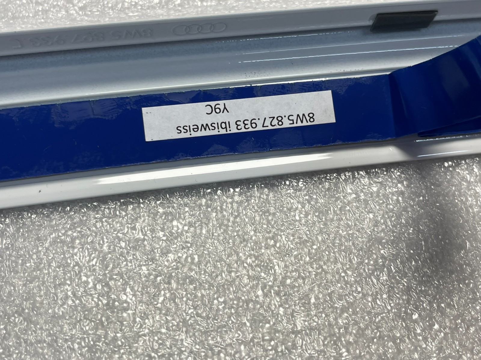 AUDI A4 S4 8W B9 HECKKLAPPE SPOILER 8W5827933C IBIS WEISS ORIG AUDI NEU!! - Obrázek 10