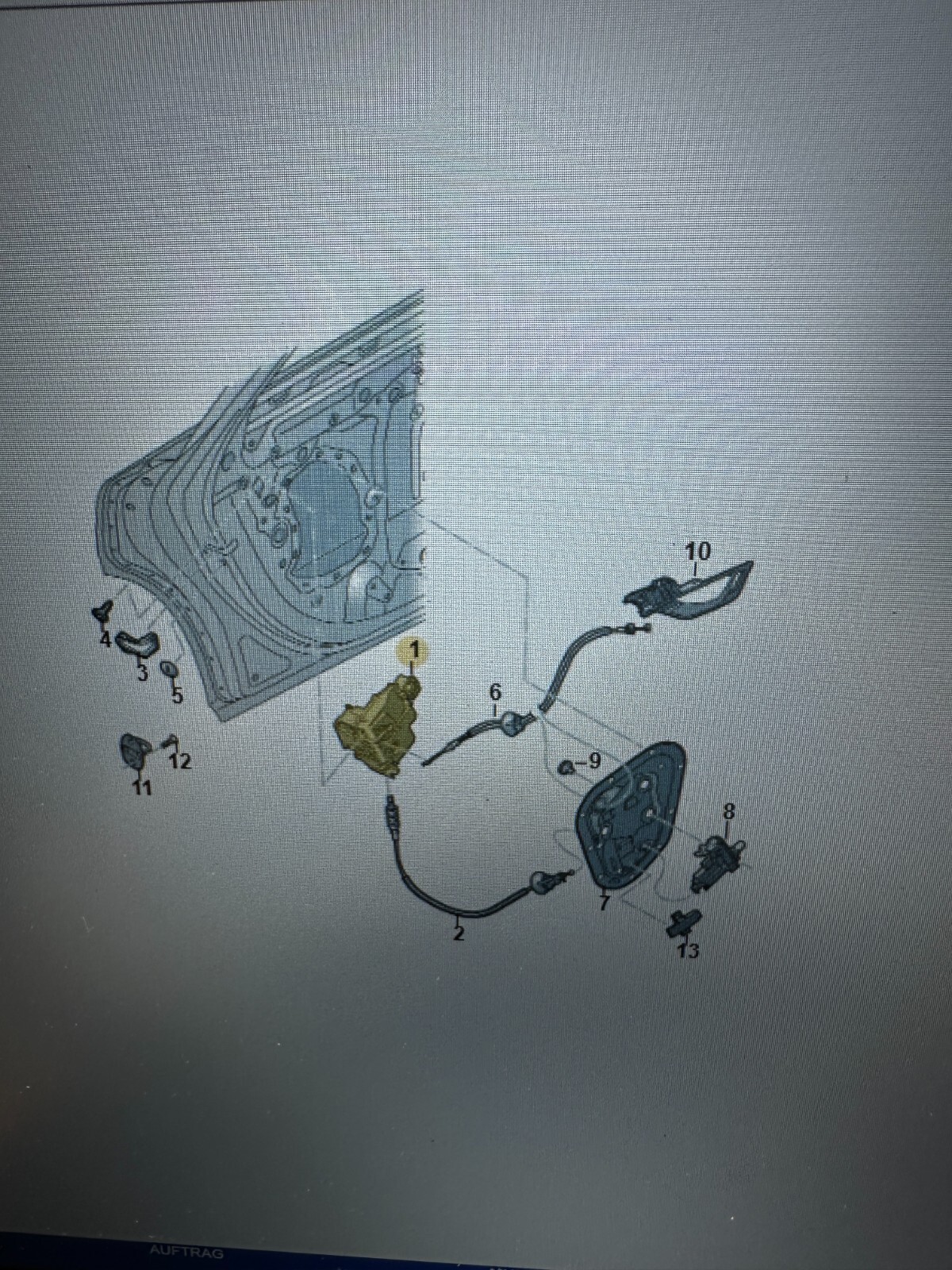 AUDI A6 A7 Q8 E-TRON TÜRSCHLOSS HINTEN LINKS 4K0839015P ORIG.NEU!! - Obrázek 6