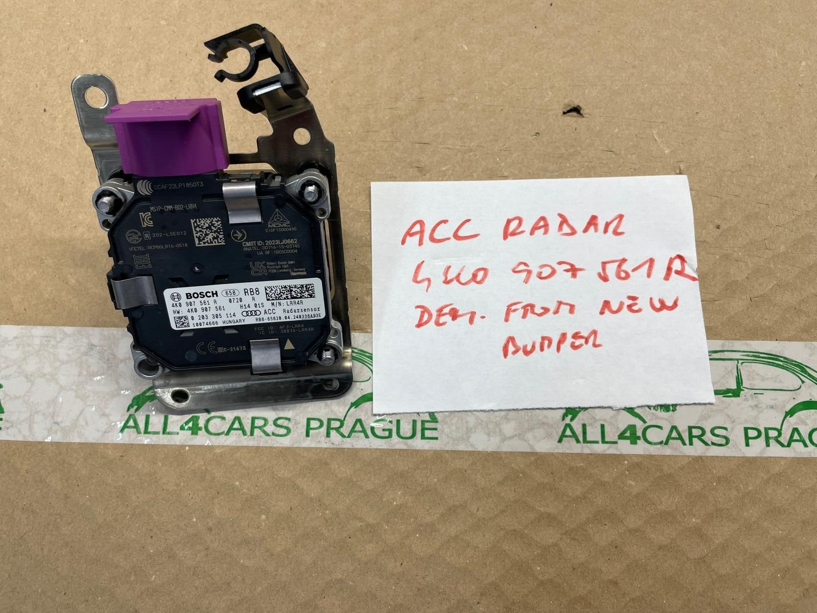 AUDI A6, RS6, A7, RS7, E-TRON RADARSENSOR ACC ABSTANDREGELUNG 4K0907561R - Obrázek 21