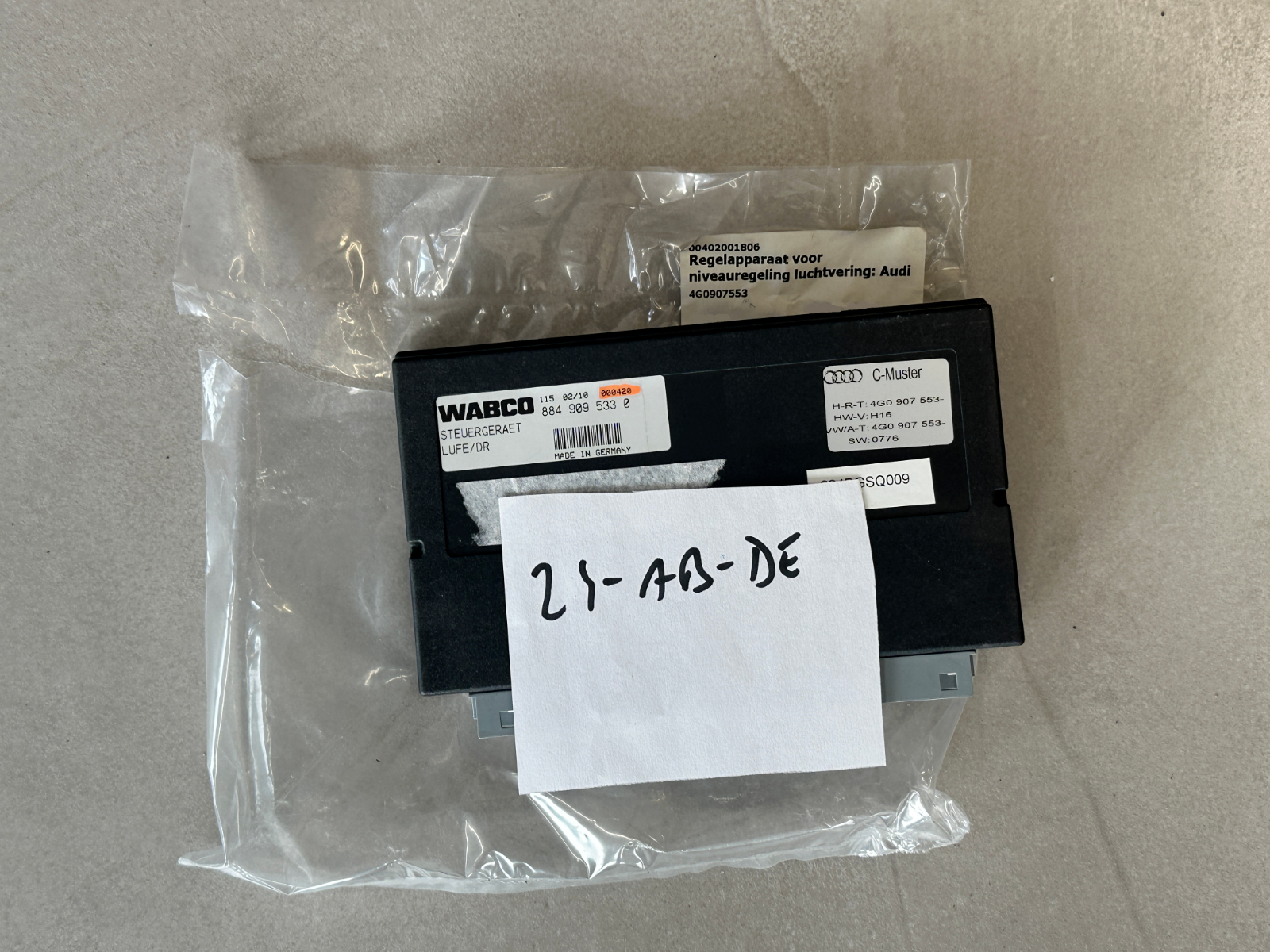 AUDI A7 LUFTFEDERUNG STEUERGERÄT LUFTFAHRWERK 4G0907553 FAST NEU DEM TEST WAGEN. - Obrázek 15