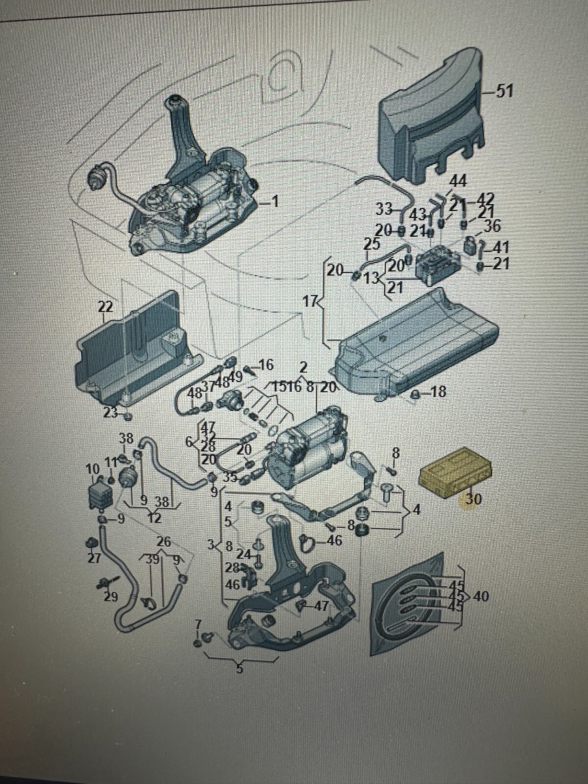 AUDI A7 LUFTFEDERUNG STEUERGERÄT LUFTFAHRWERK 4G0907553 FAST NEU DEM TEST WAGEN. - Obrázek 5