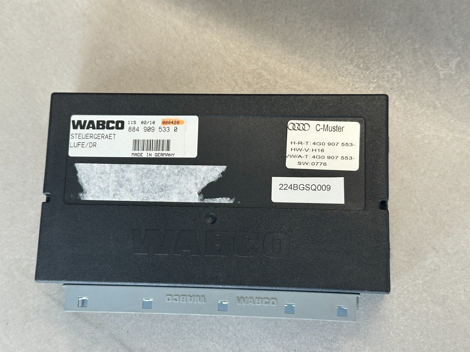 AUDI A7 LUFTFEDERUNG STEUERGERÄT LUFTFAHRWERK 4G0907553 FAST NEU DEM TEST WAGEN.