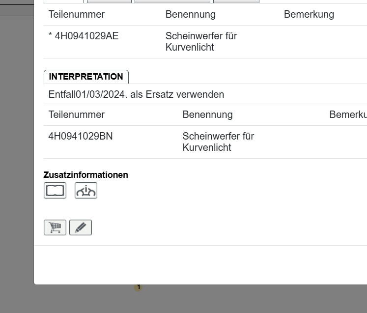 AUDI A8 BI-XENON SCHEINWERFER KURVENLICHT LINKS 4H0941029AE = 4H0941029BN NEU OE - Obrázek 6