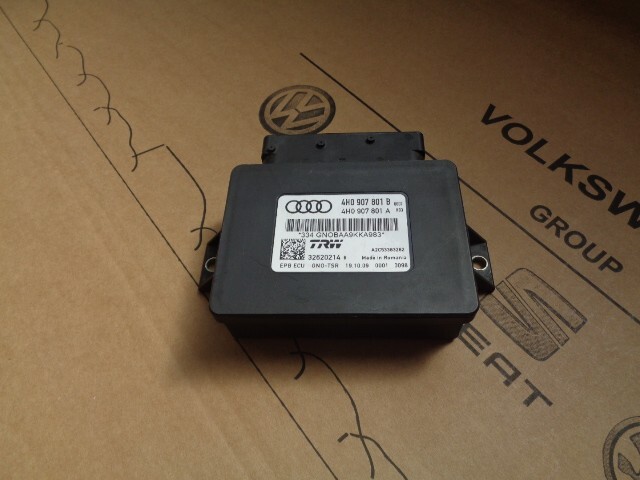 AUDI A8 STEUERGERÄT ELEKTROMECHANISCHE BREMSE 4H0907801B FAST NEU DEM V TEST CAR - Obrázek 4