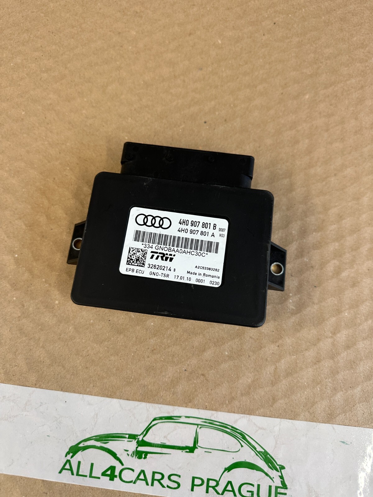 AUDI A8 STEUERGERÄT ELEKTROMECHANISCHE BREMSE 4H0907801B Fast Neu dem v Test Car - Obrázek 4