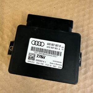 AUDI A8 STEUERGERÄT ELEKTROMECHANISCHE BREMSE 4H0907801B Fast Neu dem v Test Car