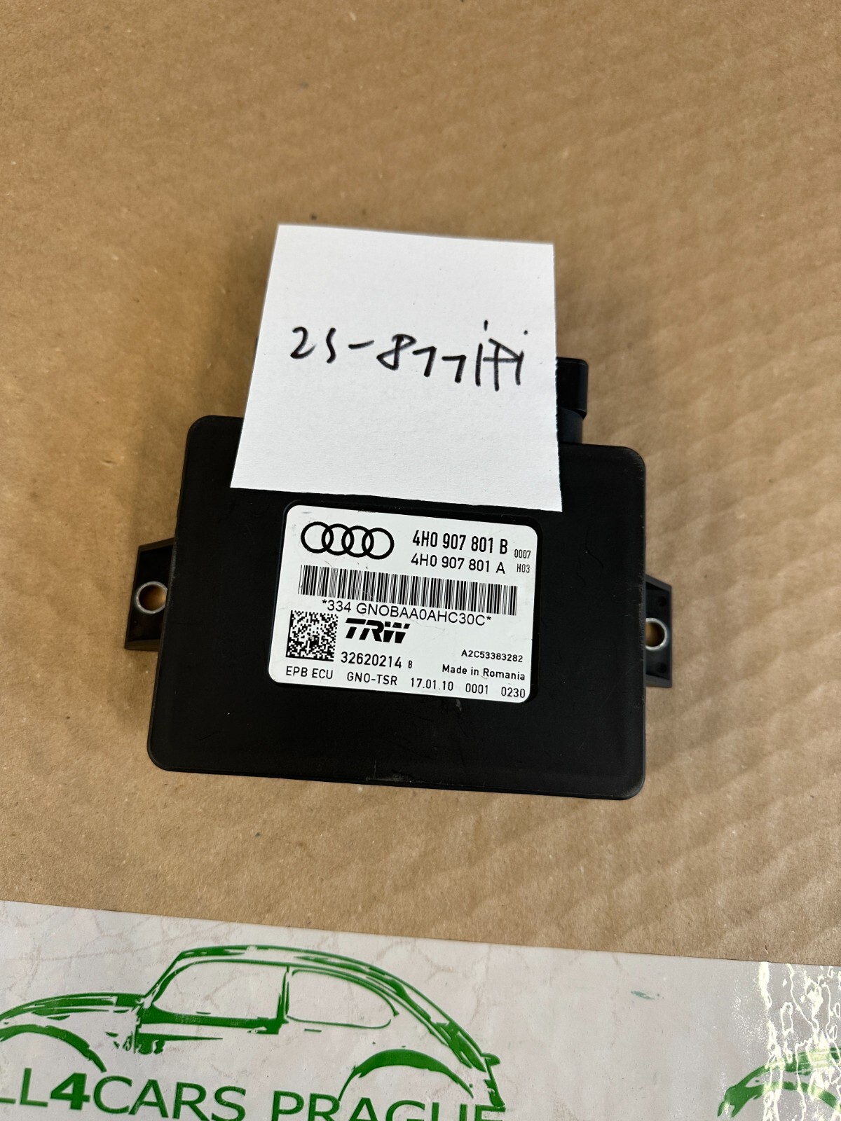 AUDI A8 STEUERGERÄT ELEKTROMECHANISCHE BREMSE 4H0907801B Fast Neu dem v Test Car - Obrázek 9