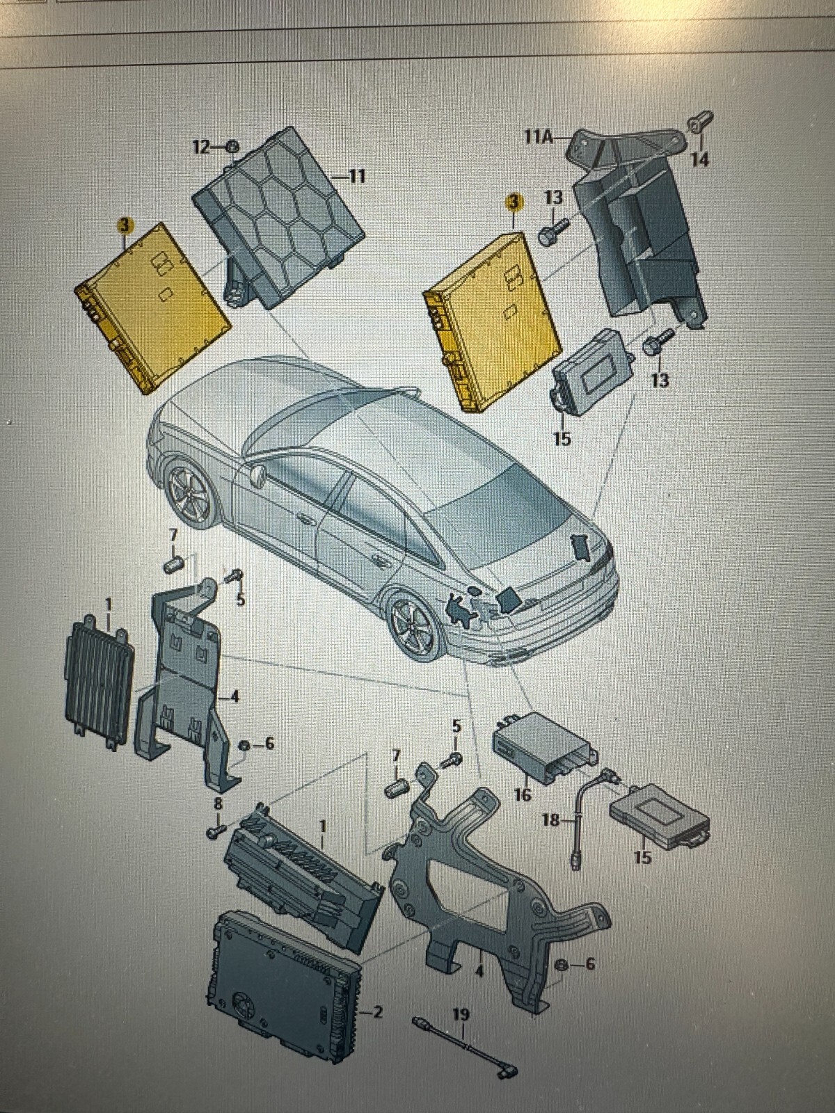 AUDI DIGITAL TV TUNER A6,A7,A8,Q7,Q8,E-TRON STEUERGERÄT TV TUNER 4N0919191E NEU! - Obrázek 21