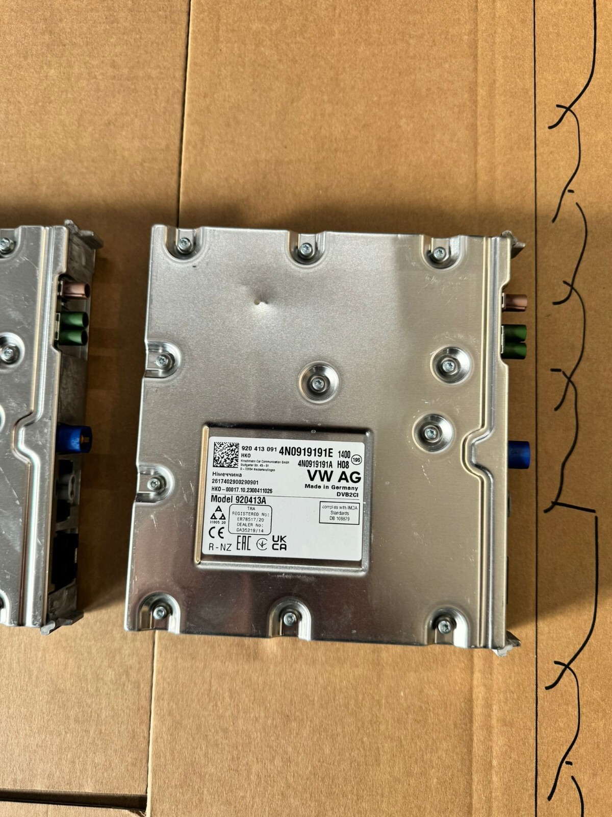 AUDI DIGITAL TV TUNER A6,A7,A8,Q7,Q8,E-TRON STEUERGERÄT TV TUNER 4N0919191E NEU! - Obrázek 10