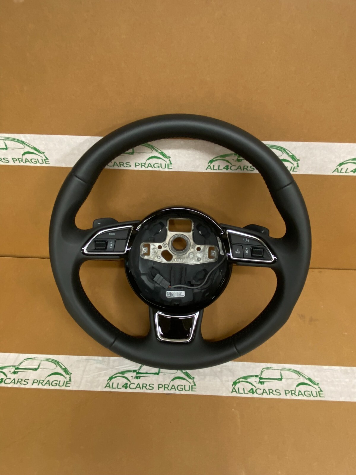 AUDI LENKRAD A4 S4 A5 S5 SPORT LEDERLENKRAD SCHALTWIPPEN 8K0 419 091 BN FAST NEU