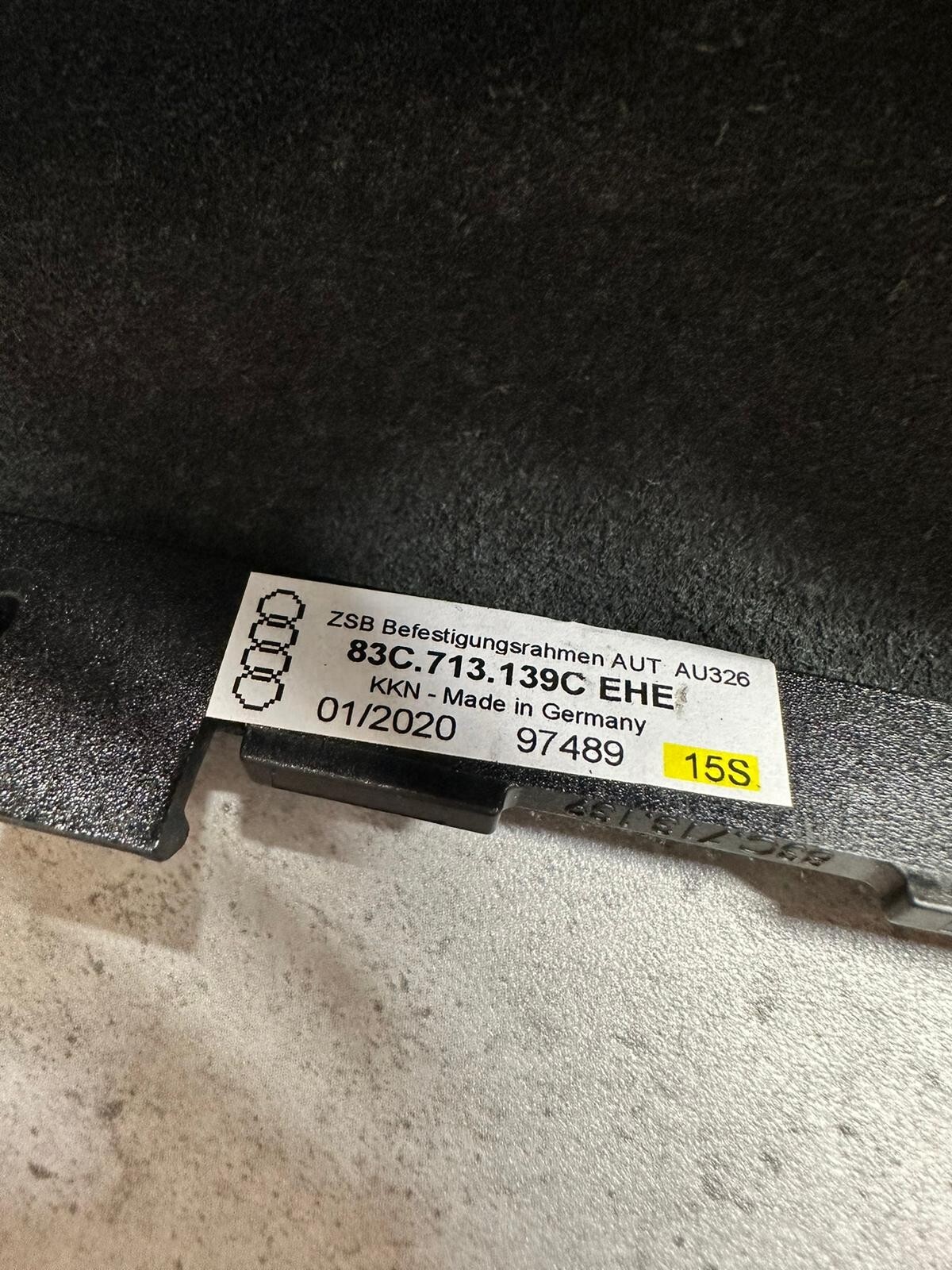 AUDI Q3 AUTOMATIK SCHALTKNAUF MIT GAMASCHE 83C713139C EHE ORIGINAL NEU! - Obrázek 6