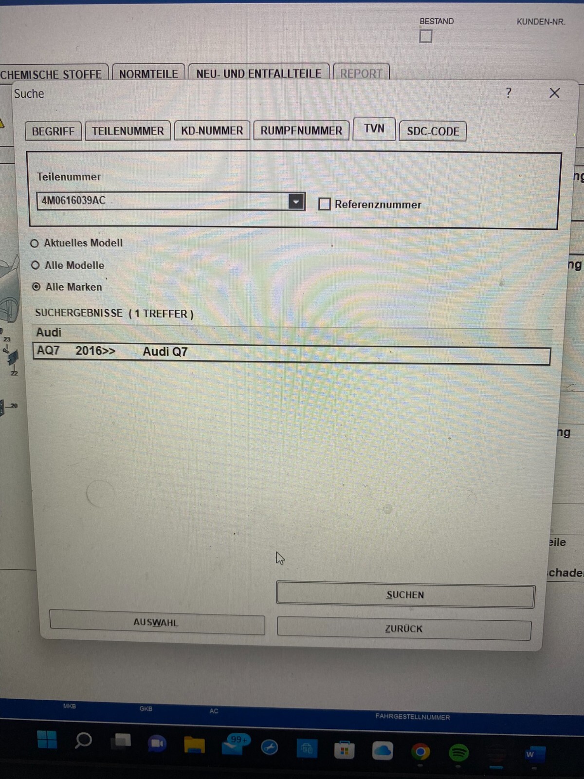 AUDI Q7 2016>> LUFTEDERDAMPFER LUFTFEDERUNG VORNE RECHTS LINKS 4M0616039AC ORIG. - Obrázek 7