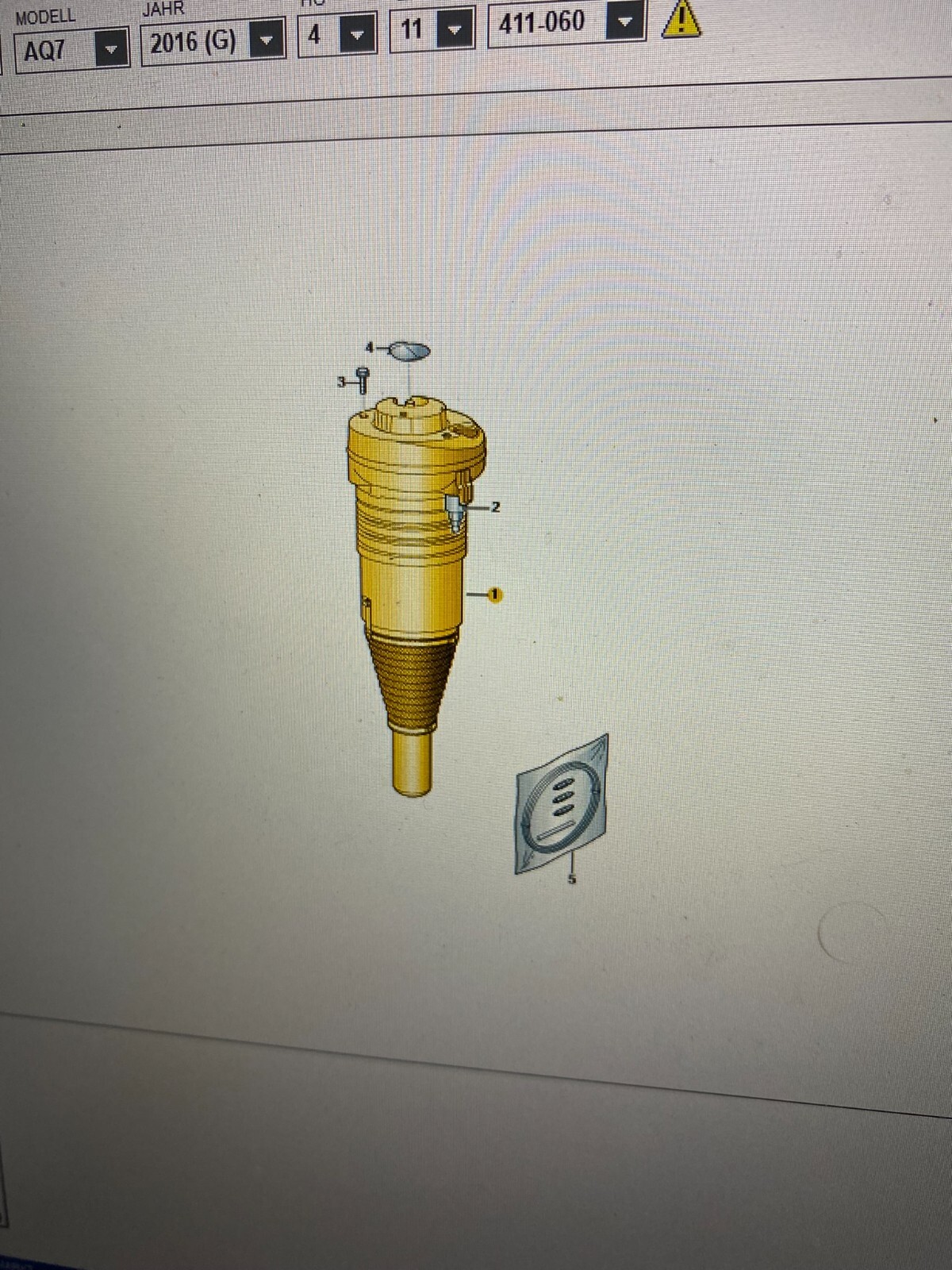 AUDI Q7 2016>> LUFTEDERDAMPFER LUFTFEDERUNG VORNE RECHTS LINKS 4M0616039AC ORIG. - Obrázek 8