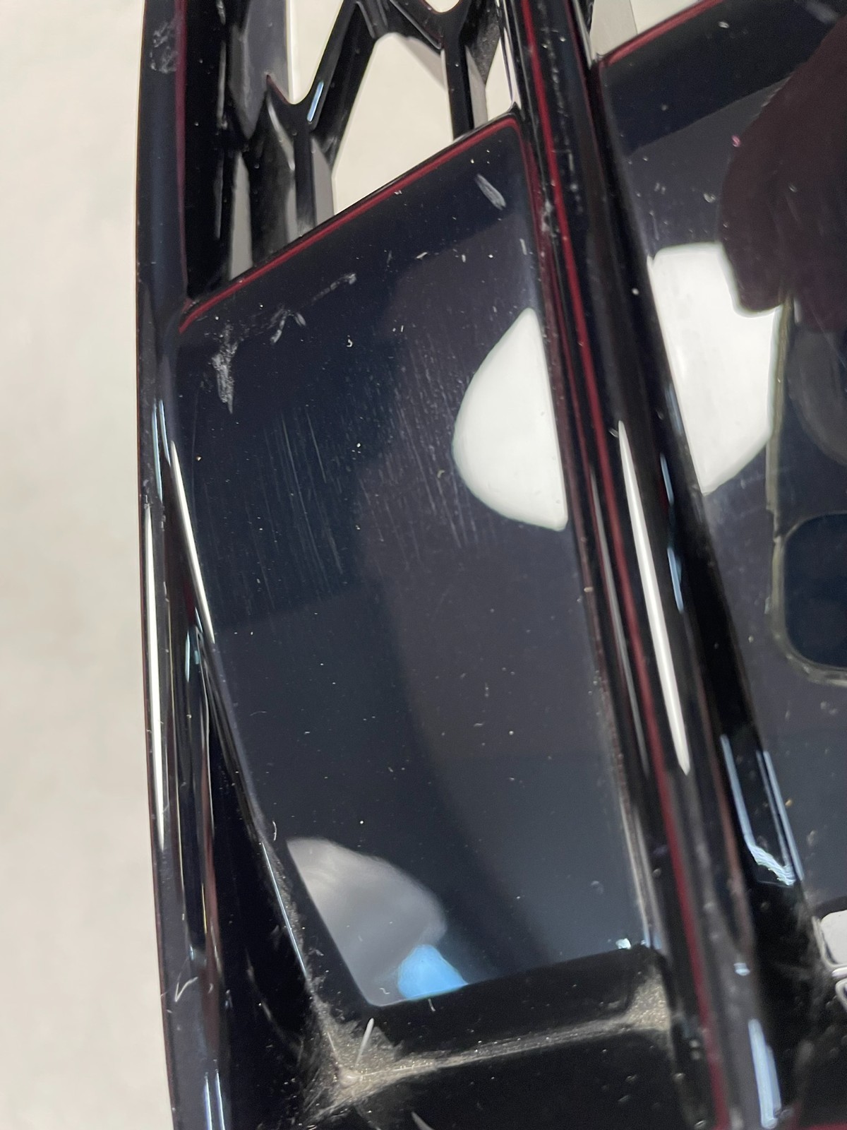 AUDI Q7 4L FRONTSTOßSTANGE RECHTS GRILL S-LINE SCHWARZGLÄNZEND 4L0807676B ORIG - Obrázek 10