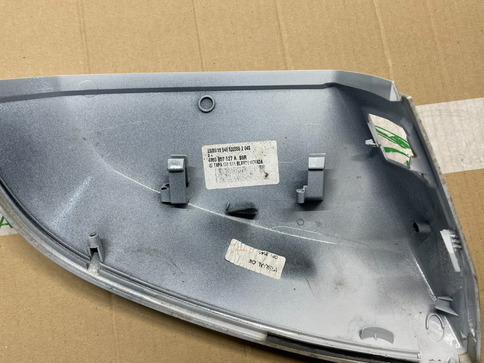 AUDI Q7 4M AUßENSPIEGEL ABDECK KAPPE LINKS 4M0857527A S9R FAST NEU TEST CAR - Obrázek 16