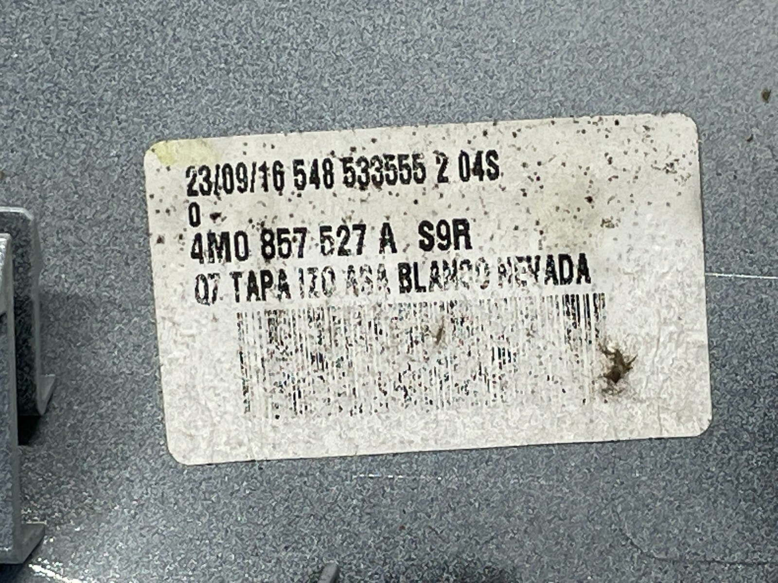 AUDI Q7 4M AUßENSPIEGEL ABDECK KAPPE LINKS 4M0857527A S9R FAST NEU TEST CAR - Obrázek 17