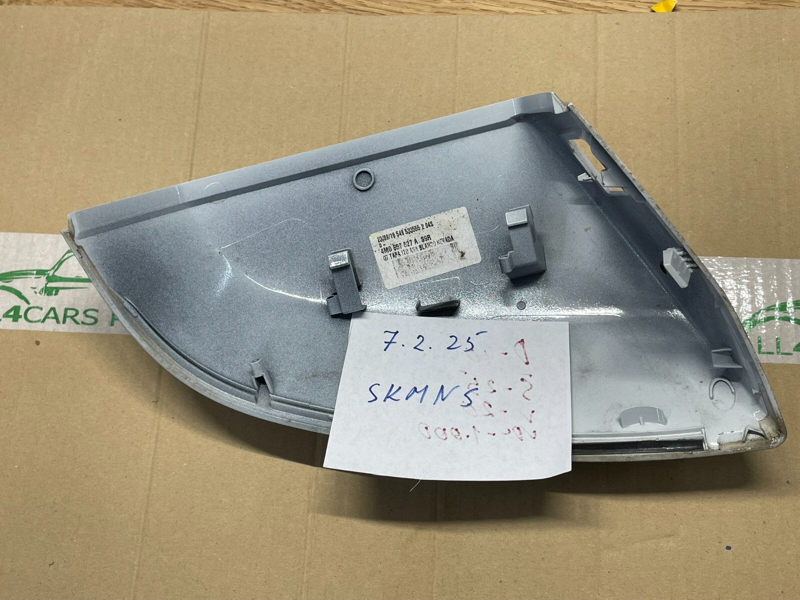 AUDI Q7 4M AUßENSPIEGEL ABDECK KAPPE LINKS 4M0857527A S9R FAST NEU TEST CAR - Obrázek 20