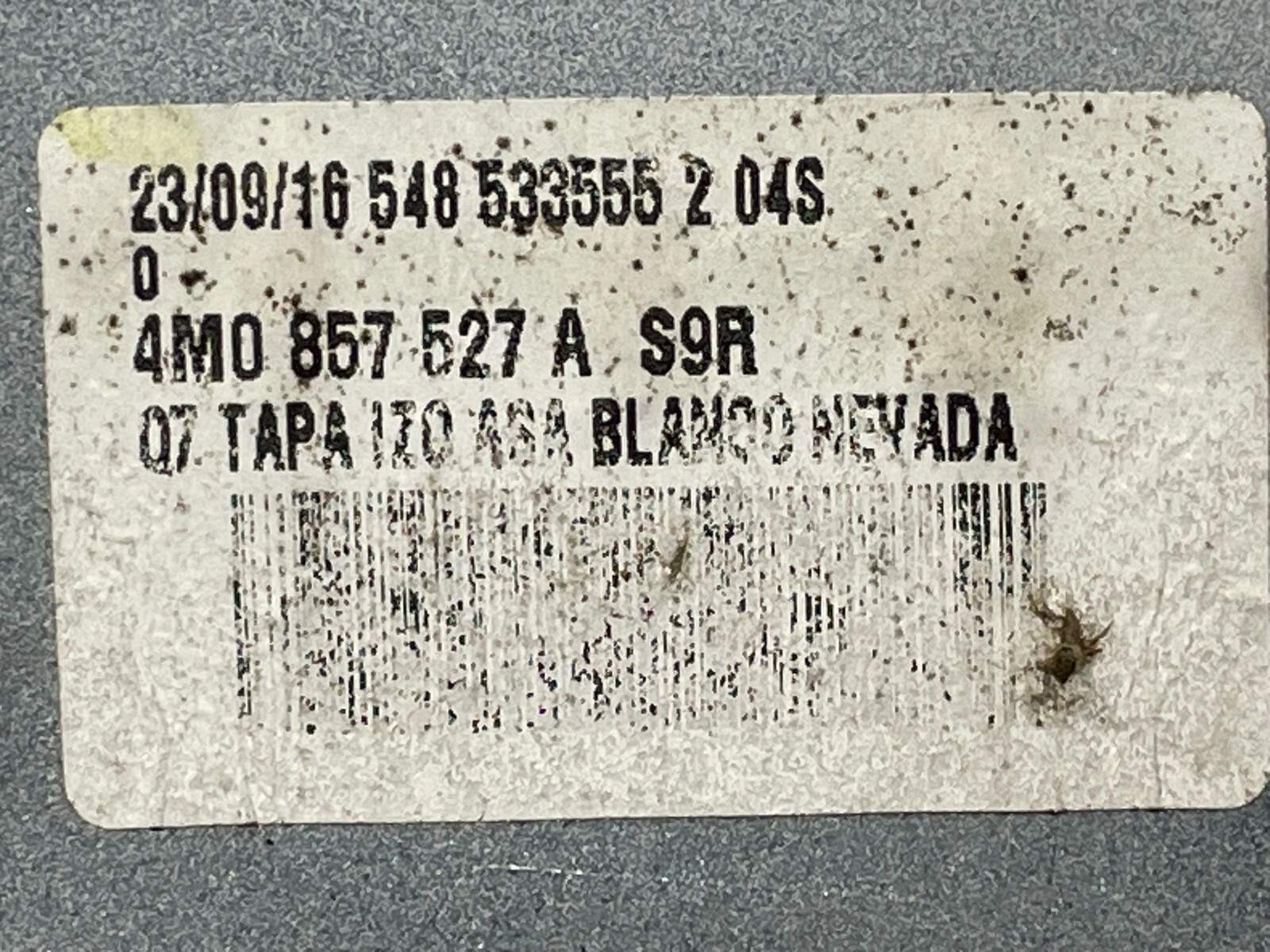 AUDI Q7 4M AUßENSPIEGEL ABDECK KAPPE LINKS 4M0857527A S9R FAST NEU TEST CAR - Obrázek 6