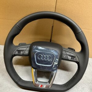 AUDI Q8 Q7 S-LINE ABGEFLACHT MULTIFUNKTION LENKRAD 4M8419091E, 4M0880201T ORIG.