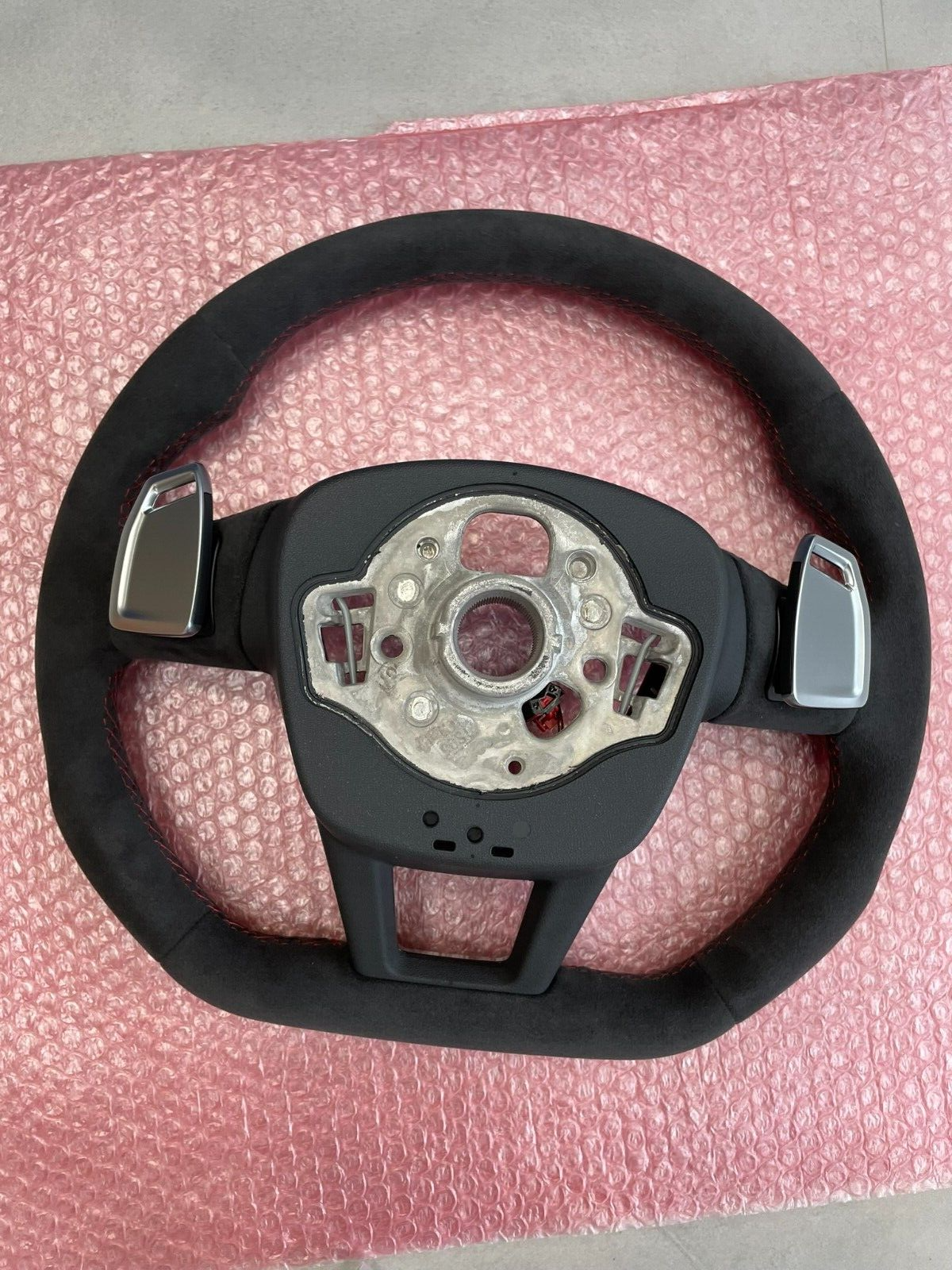 AUDI RS6 RS7 4K C8 SPORT LENKRAD ALCANTARA ABGEFLACHT BEHEIZT+KOMBISCHALTER NEU - Obrázek 17