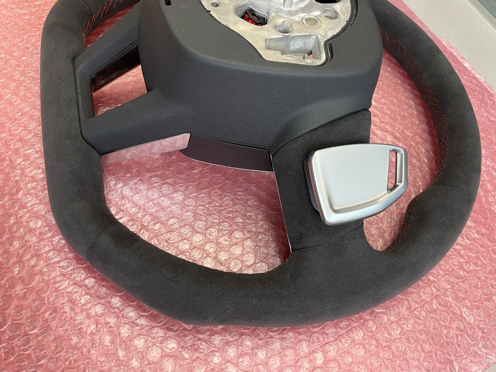 AUDI RS6 RS7 4K C8 SPORT LENKRAD ALCANTARA ABGEFLACHT BEHEIZT+KOMBISCHALTER NEU - Obrázek 19