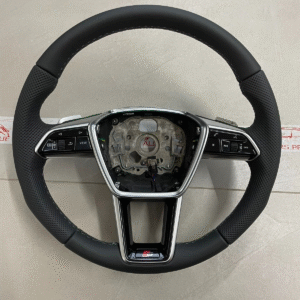 AUDI S6,A6,A7,A8 C8 SPORT LEDER LENKRAD S GELOCHT  - Fast Neu-Dem v Neu Wagen...