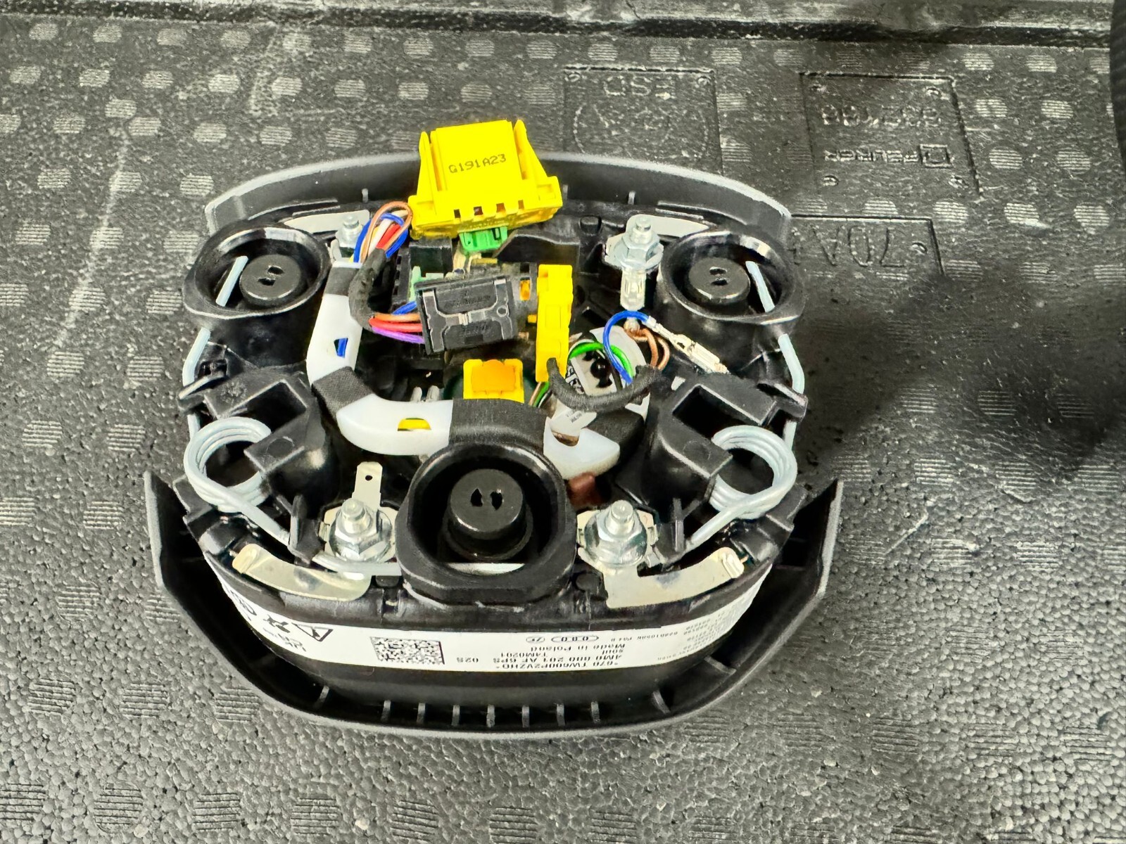 AUDI SQ7 Q7 SQ8 Q8 4M Q5 80A ABGEFLACHT MULTIFUNKT. SPORT LEDER LENKRAD KOMPLET - Obrázek 14