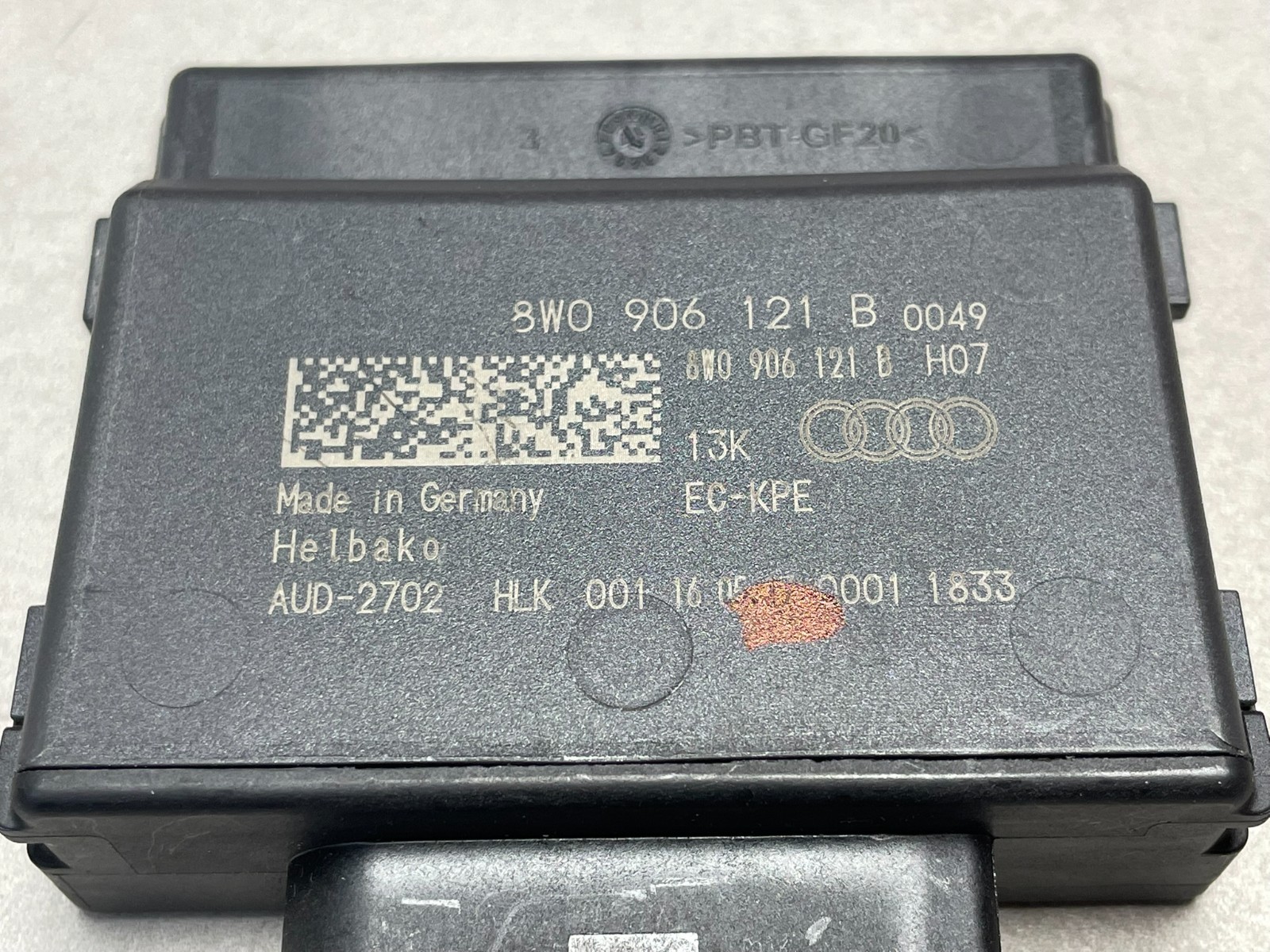 AUDI STEUERGERÄT FÜR KRAFTSTOFFPUMPE 8W0906121B ORIG. AUDI TEIL 8W0906121B - Obrázek 3