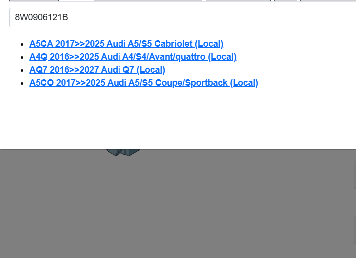 AUDI STEUERGERÄT FÜR KRAFTSTOFFPUMPE 8W0906121B ORIG. AUDI TEIL 8W0906121B - Obrázek 4