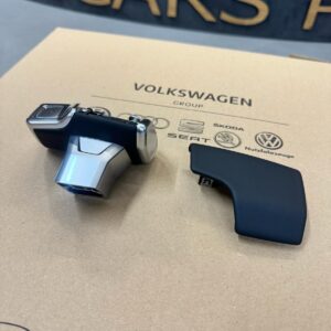 AUDI TRANSMISSION GEAR LEVER AUTOMATIC 4K1713140E + 4K1713139D BLACK LEATHER NEW