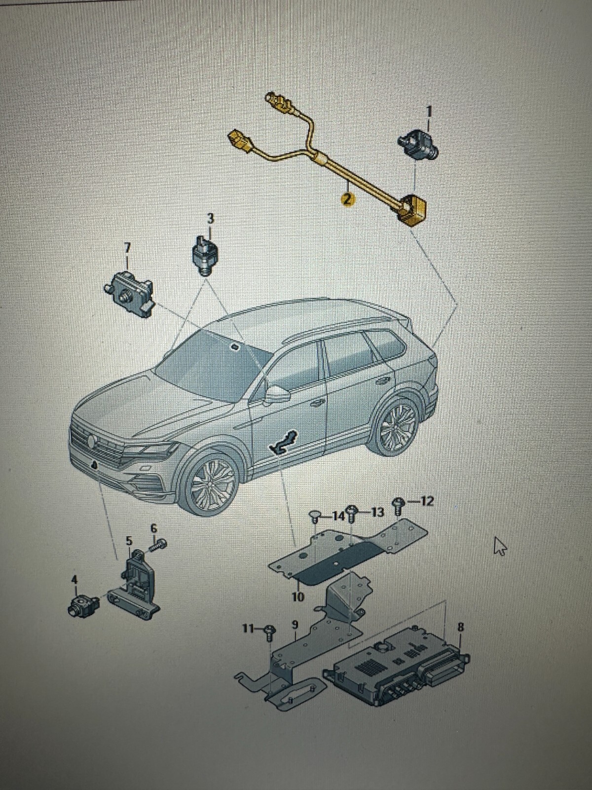 AUDI VW 4M0 980 556 A REAR CAMERA VW AUDI RÜCKFAHRKAMERA 4M0980556A ORIG.NEU !! - Obrázek 10