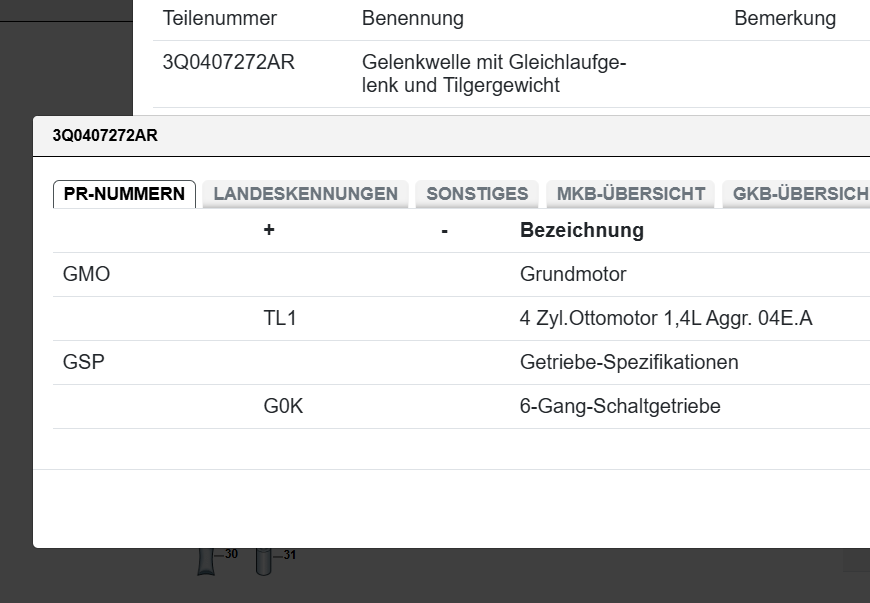AUDI VW ŠKODA... GELENKWELLE MIT GLEICHLAUFGELENK UND TILGERGEWICHT 3Q0407272AR - Obrázek 6