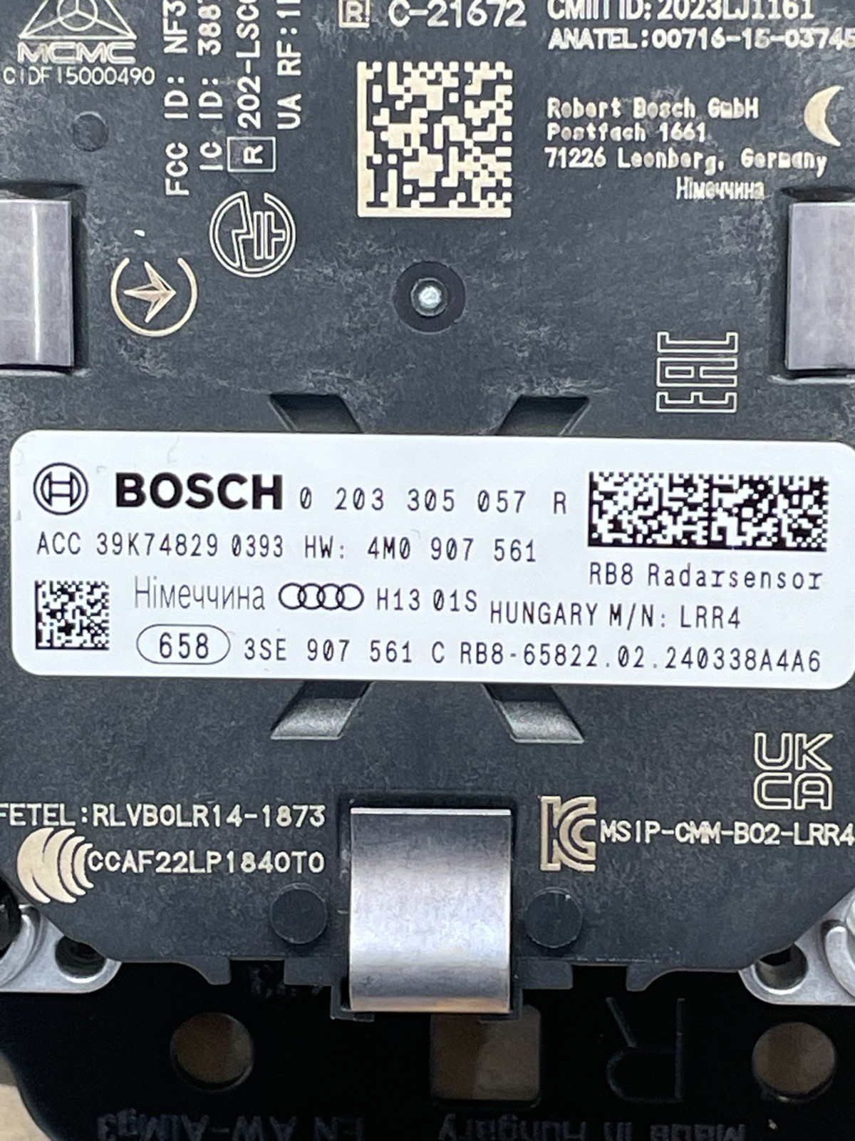 BENTLEY FLYING SPUR ACC RADARSENSOR STEUERGERÄT - R - 3SE907561C NEU ORIG. - Obrázek 3