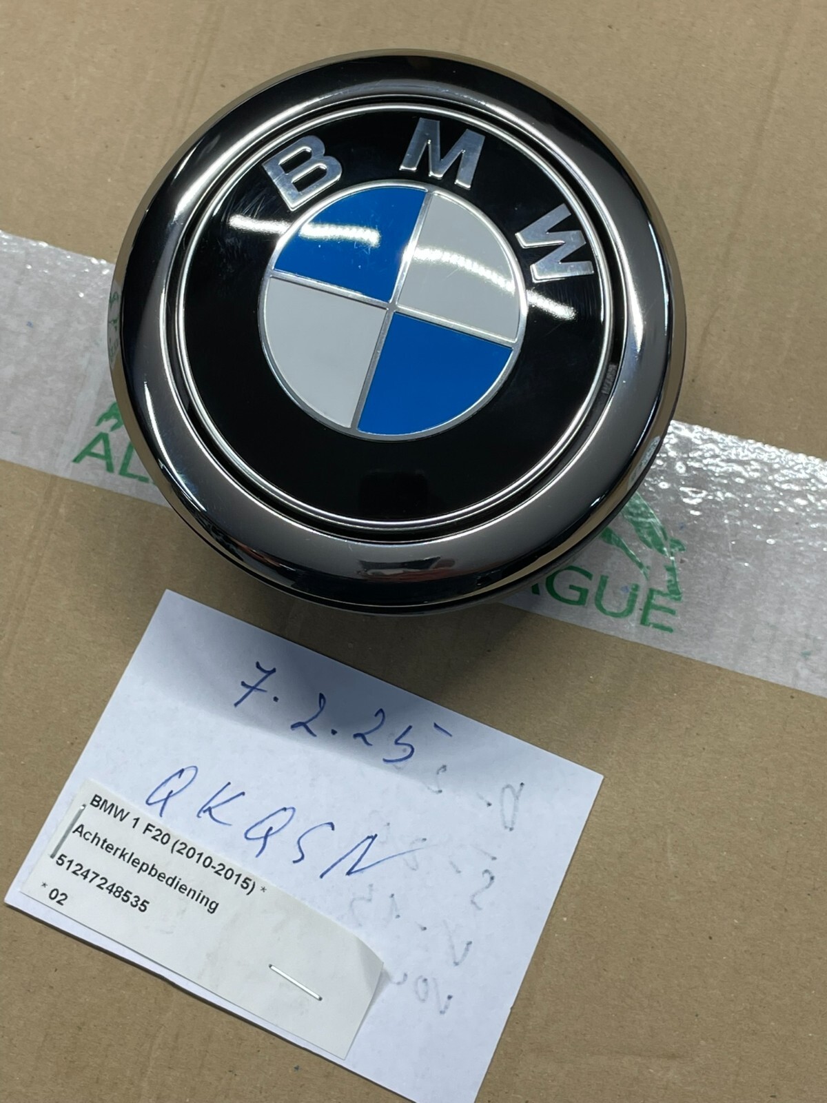 BMW 1 ER F20 HECKKLAPPE EMBLEMBETÄTIGUNG SCHLIESSSYSTEM 7270728 DEM V TEST CAR - Obrázek 18