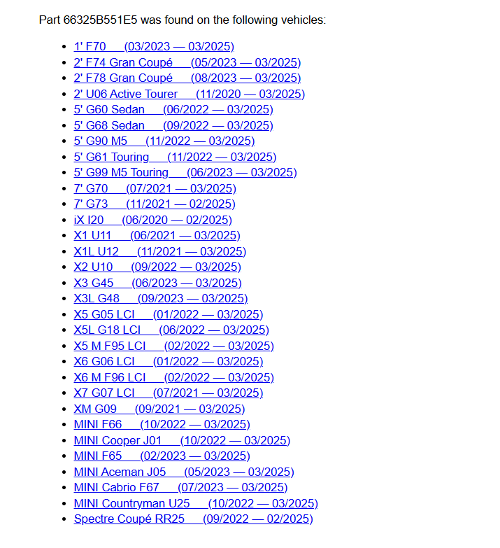 BMW 5 G60 , 5 G90, 5 G61, 5 G99,RADARSENSOR TOTWINKEL RADAR 66325B551E5 ORIG NEU - Obrázek 5