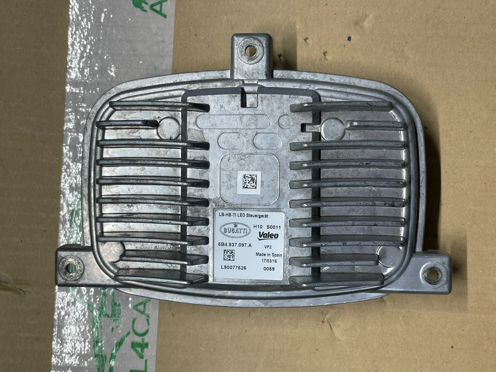 BUGATTI CHIRON SCHEINWERFER STEUERGERÄT 5B4937097A - L90077626 ORIGINAL FAST NEU - Obrázek 4