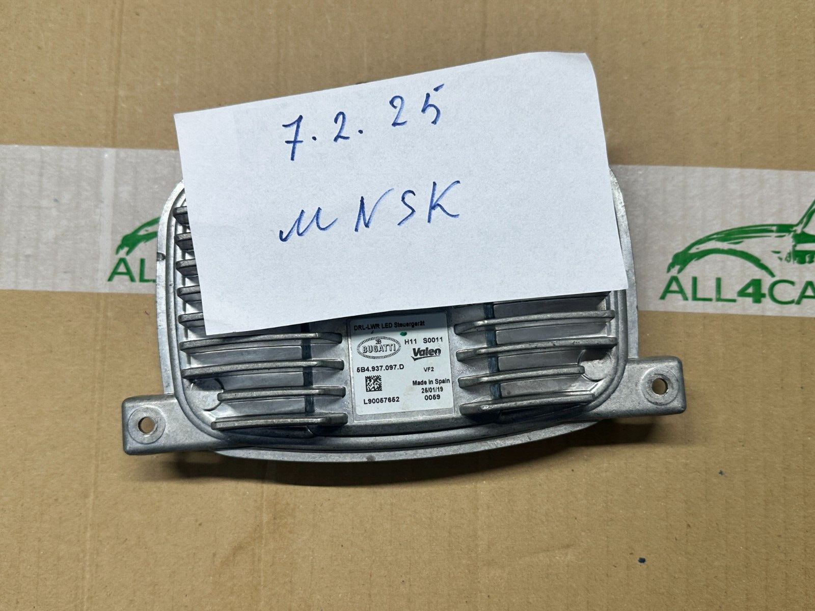 BUGATTI CHIRON SCHEINWERFER STEUERGERÄT 5B4937097D - L90057652 ORIGINAL TEIL - Obrázek 14