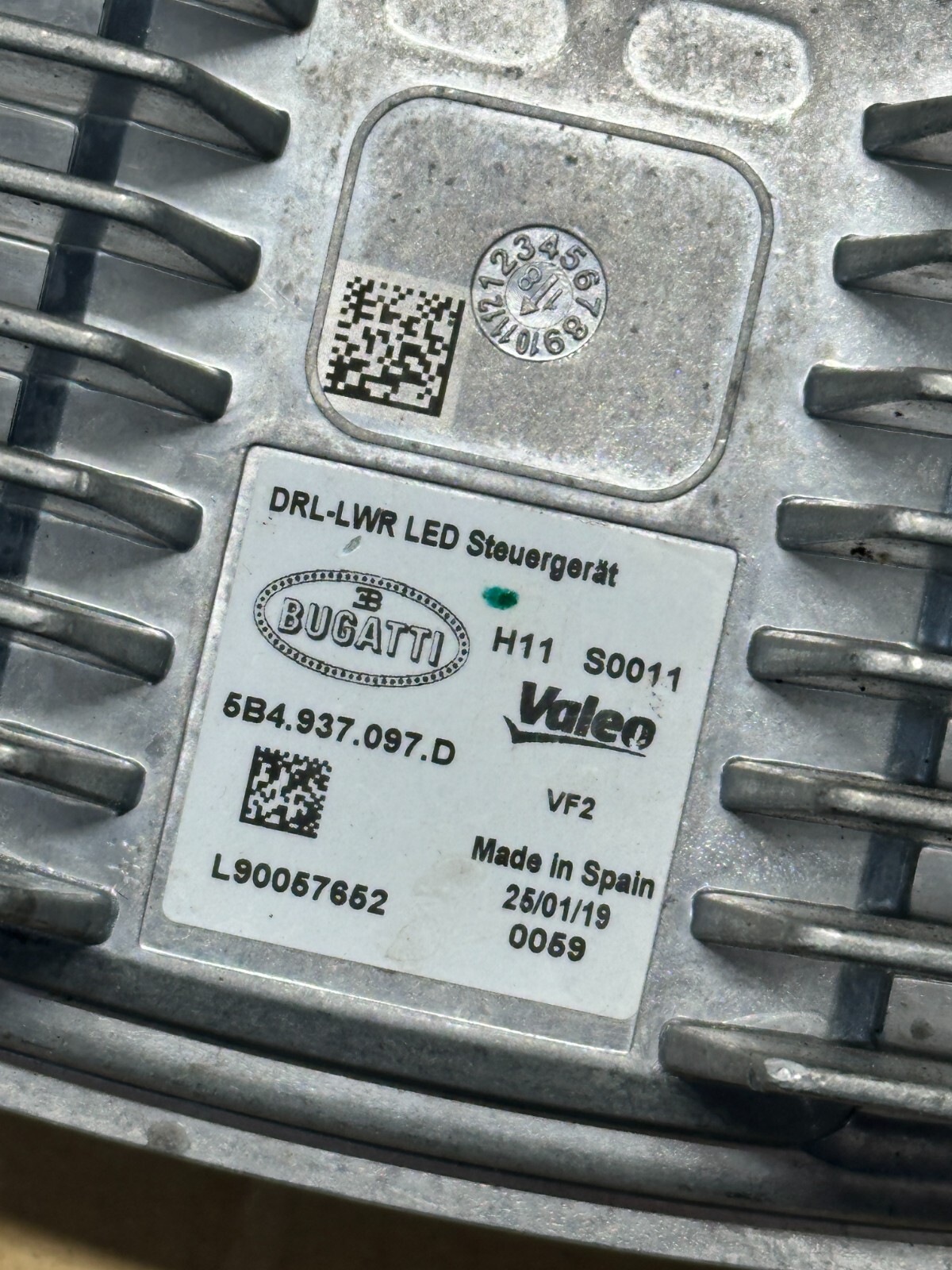 BUGATTI CHIRON SCHEINWERFER STEUERGERÄT 5B4937097D - L90057652 ORIGINAL TEIL - Obrázek 6