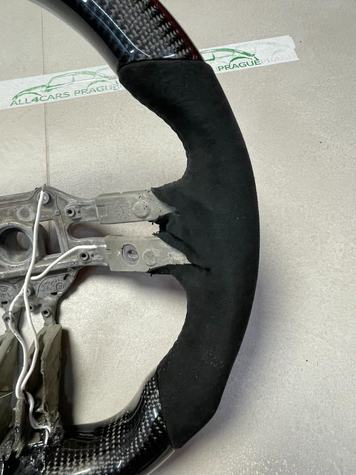 CARBON ALCANTARA LENKRAD FÜR MERCEDES AMG LEERES RAHMEN INDIVIDUEL PRODUKT NEU - Obrázek 13