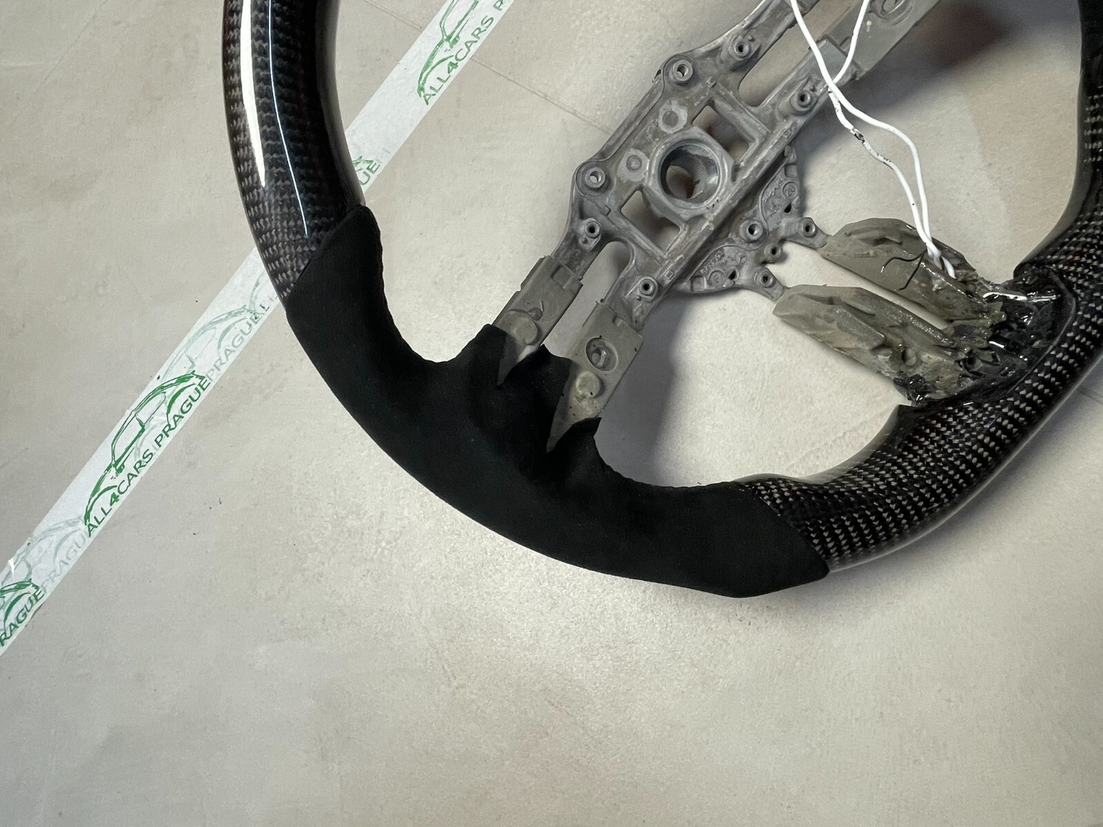 CARBON ALCANTARA LENKRAD FÜR MERCEDES AMG LEERES RAHMEN INDIVIDUEL PRODUKT NEU - Obrázek 17