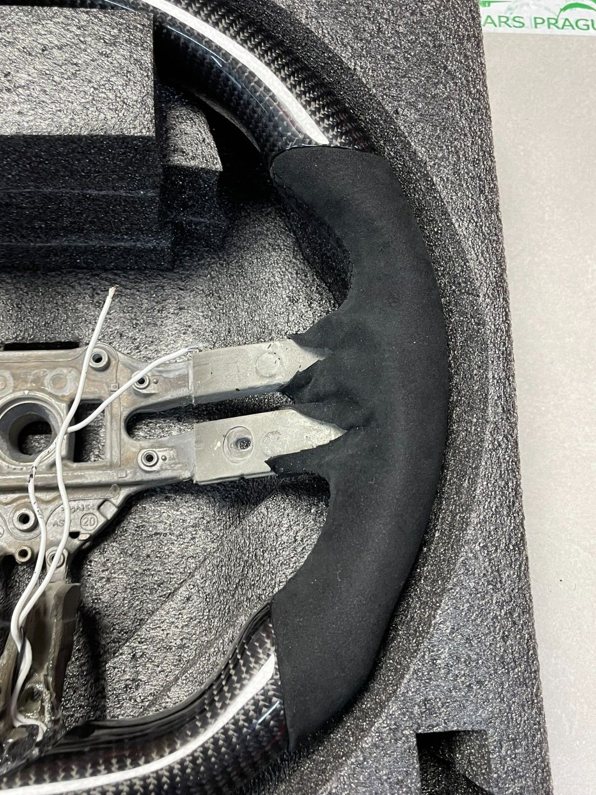 CARBON ALCANTARA LENKRAD FÜR MERCEDES AMG LEERES RAHMEN INDIVIDUEL PRODUKT NEU - Obrázek 3