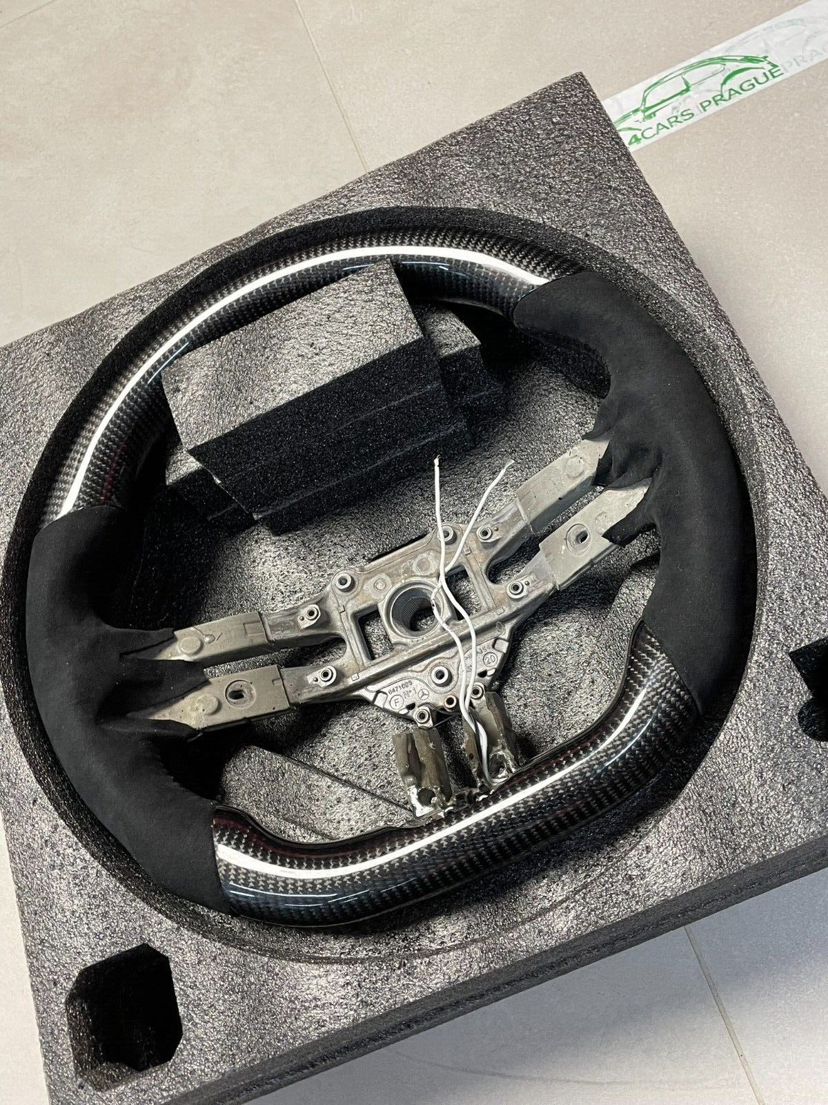 CARBON ALCANTARA LENKRAD FÜR MERCEDES AMG LEERES RAHMEN INDIVIDUEL PRODUKT NEU - Obrázek 10